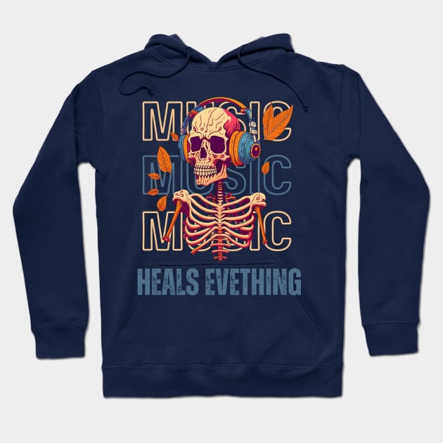 Music Heals Everything Hoodie by Alex